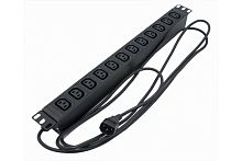 Блок розеток SHE19-12IEC-2.5IEC для 19д шкафов горизонтальный12хIEC 320C1310A