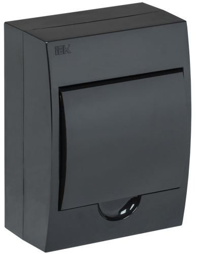 KREPTA 3 Корпус пластиковый ЩРН-П-6 IP41 черный | код MKP12-N-06-41-K02 | IEK