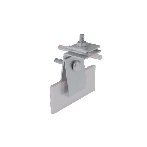 Фальцевый держатель H70 мм для прутка D 5-10 мм | код MA0209 | КМ-Профиль