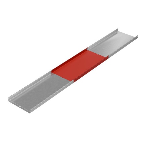 Лоток листовой неперфорированный 600х80 L3000 сталь 1.2мм "БЫСТРЫЙ МОНТАЖ ПЛЮС" LNplus80-600-1.2-3000 оцинк. КМ PL0355 фото 3