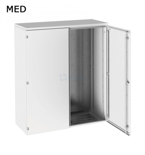 Шкаф компактный распределительный двухдверный | код MED 80.100.30 RAL9005 | ПРОВЕНТО