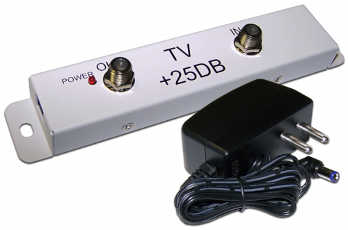 Усилитель TV-сигнала, 25 dB | код LAN-HCS-TVSA25 | LANMASTER