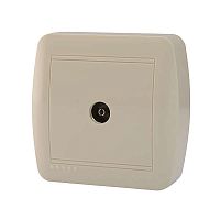 Демет Розетка ТВ оконечная крем | код 711-0300-130 | LEZARD