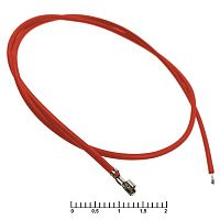 Разъём питания низковольтный RUICHI HB 2,00 мм AWG26 0,3m красный, 1 контакт | код 91924 | Ruichi
