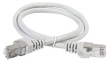 ITK Коммутационный шнур (патч-корд) кат.6А S/FTP LSZH 7м серый | код PC01-C6ASL-7M | IEK