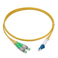 Cabeus FOP(d)-9-FC/APC-LC/UPC-3m Шнур оптический duplex FC/APC-LC/UPC 9/125 sm 3м LSZH | код 8084c | Cabeus