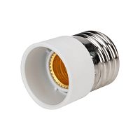 Переходник цокольный E27-E14 белый REXANT | код 11-8813 | REXANT
