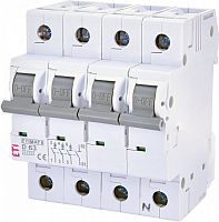 Авт. выключатель ETIMAT 6 3p+N D 63А (6 kA) | код 002165522 | ETI