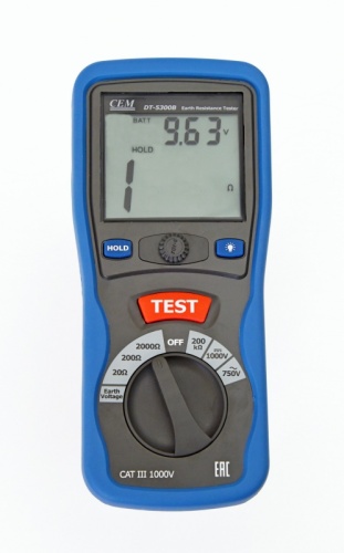 DT-5300B измеритель сопротивления заземления (без поверки) | код 482025 | CEM