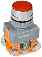 Кнопка D7-11BN d=22мм 1з+1р кр. GENERICA | код BBT50-11BN-3-22-K04-G | GENERICA by IEK
