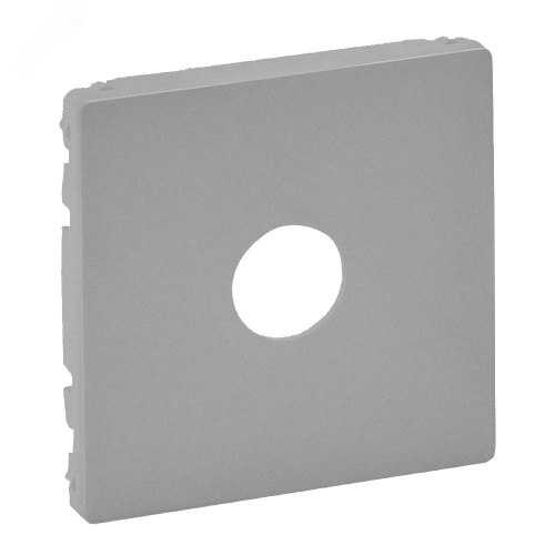 Valena LIFE Лицевая панель для розеток ТВ Алюминий | код 754762 | Legrand