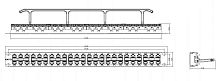 Патч-панель высокой плотности 19 1U 48 портов RJ-45 категория 5e Dual IDC