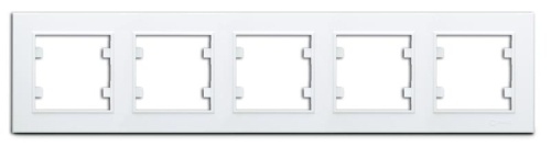 Рамка 5-м Karea горизонт. бел. Makel 56001705 Рамка 5-м Karea горизонт. бел. Makel 56001705