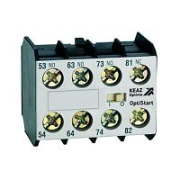 Блок контактный OptiStart K-MX-1031 фронтальный 3НО+1НЗ для мини-контакторов M | код 335856 | КЭАЗ