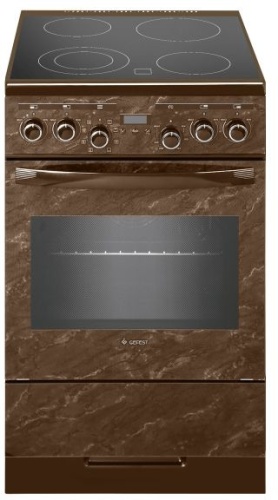 Плита Электрическая Gefest ЭП Н Д 5560-03 0054 коричневый/мрамор стеклокерамика (без крышки) | код 1172572 | GEFEST