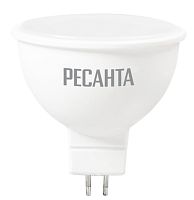 Лампа светодиодная LL-R-MR16-7W-230-3K-GU5.3 (рефлектор, 7Вт, тепл., GU5.3) Ресанта, , Шт | код 76/1/23 | РЕСАНТА