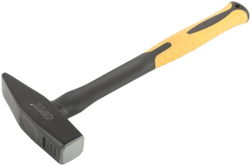 Молоток кованый, фиберглассовая усиленная ручка, Профи 800 гр | код 44327 | FIT фото 2
