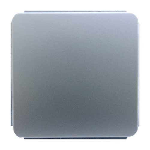 Переключатель одноклавишный в рамку серебро | код С1В4-004 | GUSI ELECTRIC