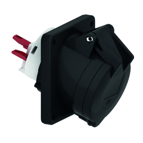 Розетка панельная 3р(2p + PE) 32А 230 QC IP44 | код 120439 | Bals