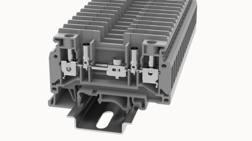 DCTK6-01P-11-20Z(H) Клемма измерительная, винтовой/вставной разъем, 630 В, 41 А, серая, шт | код 11020000234 | DEGSON