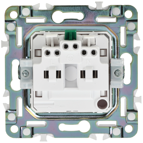 SKANDY Розетка с заземлением с защитными шторками 16А безвинтовой контат SK-R06Bl черный IEKновинка | код SK-R14-16-1-K02 | IEK фото 5