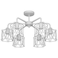 Светильник "Стелла" 161 НПБ 01-6х60-142 Е27 ИУ бел. муар Элетех 1005404670