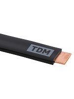 Шина медная гибкая изолированная ШМГ 2х(24х1), 2м, TDM | код SQ0841-0008 | TDM
