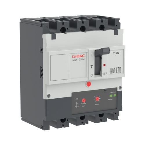 Авт. выкл. YON pro MNX250M 4P 250A 100kA при AC415V расц. TMD | код MNX250M4PTMD0250 | DKC
