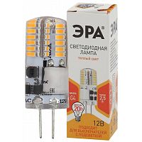 Лампа светодиодная LED-JC-2.5W-12V-SLC-827-G4 JC 2.5Вт капсула G4 тепл. бел. 12В | Код. Б0049089 | ЭРА
