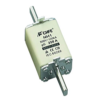 Вставка плавкая NH1, 200A, 500VAC, 120kA, тип gG | код NH1-200GG | CHFE