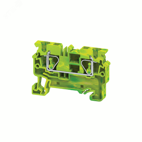 Клемма заземляющая пружинная OptiClip CXG-4-PE-(0,2-4) | код 289760 | КЭАЗ