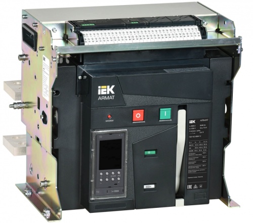 ARMAT Возд. авт. выкл. стац. 3P E 100кА 2000А TD с акс. IEK | код AR-ACB-3FE-100-2000A-TDCF | IEK