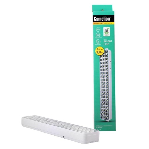 Светильник светодиодный LA-111 60LED DC 220В аккумуляторный Li-ion бел. Camelion 12914 фото 2