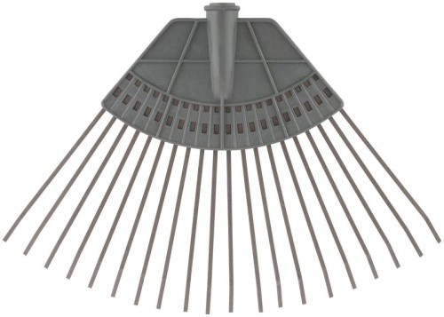 Грабли веерные пластинчатые (пластмассовая основа) 20 зубьев 310х450мм без черенка КУРС 76941 Грабли веерные пластинчатые (пластмассовая основа) 20 зубьев 310х450мм без черенка КУРС 76941