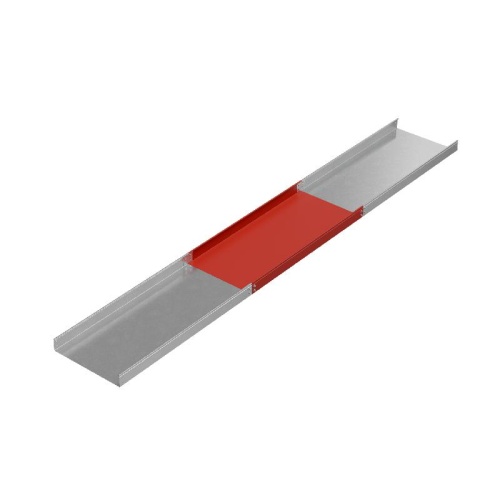 Лоток листовой неперфорированный 500х80 L3000 сталь 1.2мм "СТАНДАРТ ПЛЮС" LNEplus80-500-1.2-3000 INOX304 КМ PL5356 фото 3