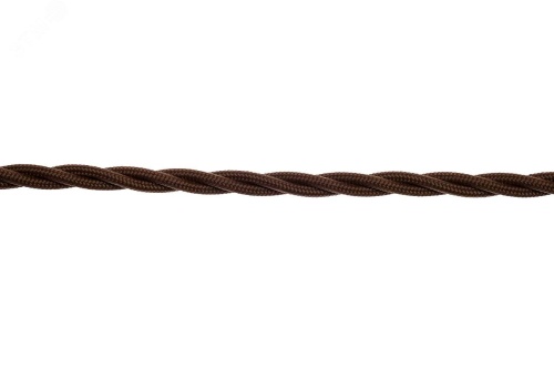 Провод ретро 3х2.5 матов. корич. (уп.20м) | код B1-435-72-20 | Bironi