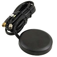 Антенна GPS RUICHI GPS/AMPS, 3 м, кабель RG 174, разъём SMA-P | код 83679 | Ruichi