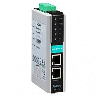 Преобразователь MGate MB3270 2 Port RS-232/422/485 Modbus TCP to Serial Gateway,din rail | код 00-01189297 | MOXA