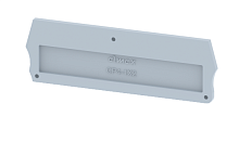 Концевая пластина для клемм, серая CP4-1X2-GREY | код 3911090000 | Elmex