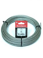 Трос стальной 5.0мм DIN 3055 цинк (уп.20м) подвес СТРОЙМЕТИЗ 4140080