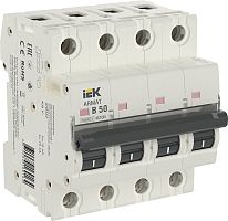 ARMAT Автоматический выключатель M10N 4P B 50А | код AR-M10N-4-B050 | IEK 