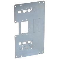 Монтажная плата - XL³ 4000 - 24 модуля - вертикальная установка 2 DPX³ 160 съём. исполнения | код 020681 | Legrand