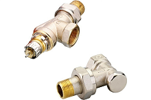 Набор термостатический для радиатора осевой 1/2' Click без термоголовки | код НС-1281648 | Royal Thermo