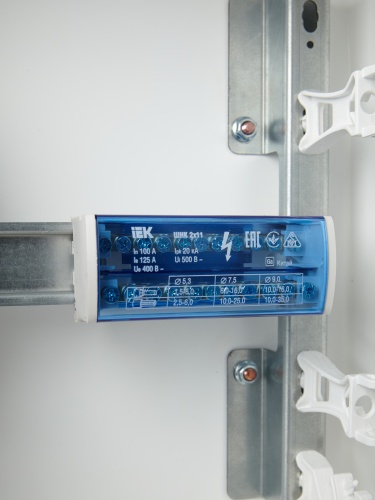 Шина на DIN-рейку (кросс-модуль) ШНК 2х11 L+PEN | код YND10-2-11-050 | IEK фото 3