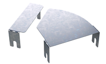 Крышка для угла горизонтального изменяемого угла CPO 0-44 основание 600 | код 38016 | DKC