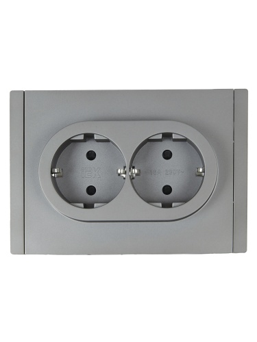 FORTE&PIANO Роз. 2-я с з/к з/ш б/к 16А FP523 ст. IEK | код FP-R24-16-1-K46 | IEK фото 4 FORTE&PIANO Роз. 2-я с з/к з/ш б/к 16А FP523 ст. IEK | код FP-R24-16-1-K46 | IEK фото 4