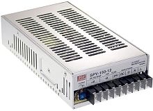 Источник питания AC-DC, 150Вт, ККМ, вход 88…264V AC, 47…63Гц /124…370В DC, выход 24В/6.25A, рег. вых 20…26.4, эл. рег. 20…110%Uном, дист. вкл/выкл, изоляция 3000В AC, в корпусе 215х115х50мм, -20…+65С | код SPV-150-24 | MeanWell