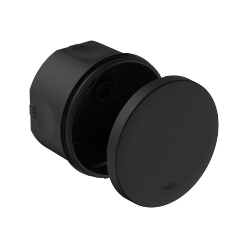 MultiBox Коробка распределительная IP66 O80x50 Черная DIY (со стикером) | код IMT352951 | Systeme Electric