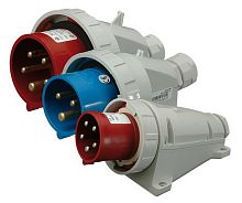 Вилка настенная EPH-1643 IP67 (16A, 400V, 3P+PE) | код 004482067 | ETI