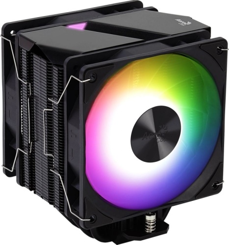Устройство охлаждения(кулер) Aerocool Rime 4 Dual ARGB PWM 4P Soc-AM5/AM4/1151/1200/2066/1700 4-pin 17-34dB Al 250W LED Ret | код 2001505 | AEROCOOL